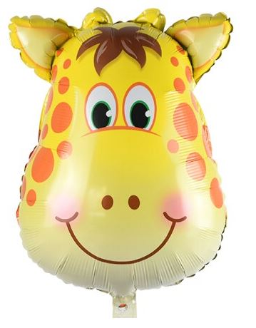 ballon hélium 18 pouces girafe